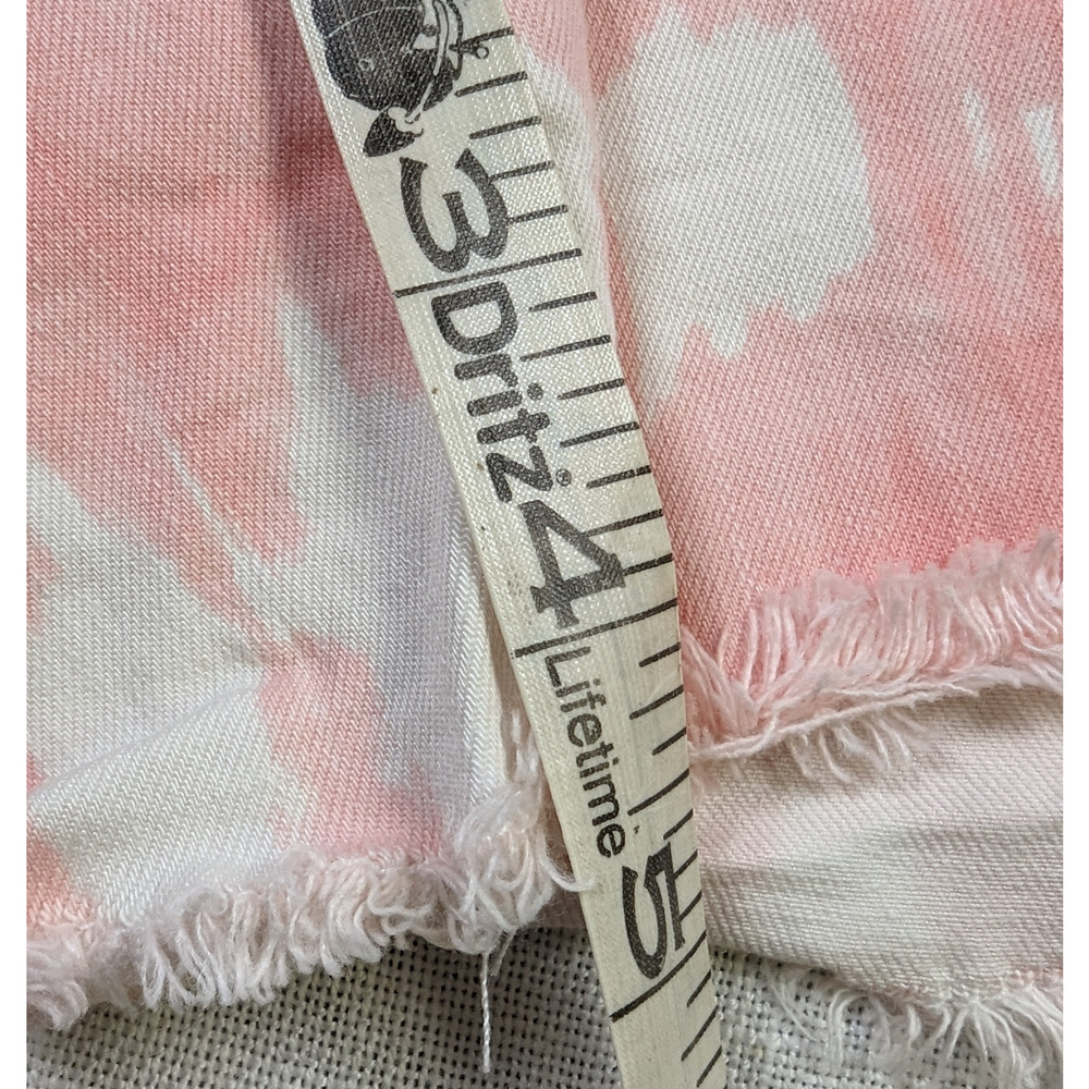 Seven 7 Jeans Pink Tie Dye Weekend Short Size 8 - Picture 8 of 8